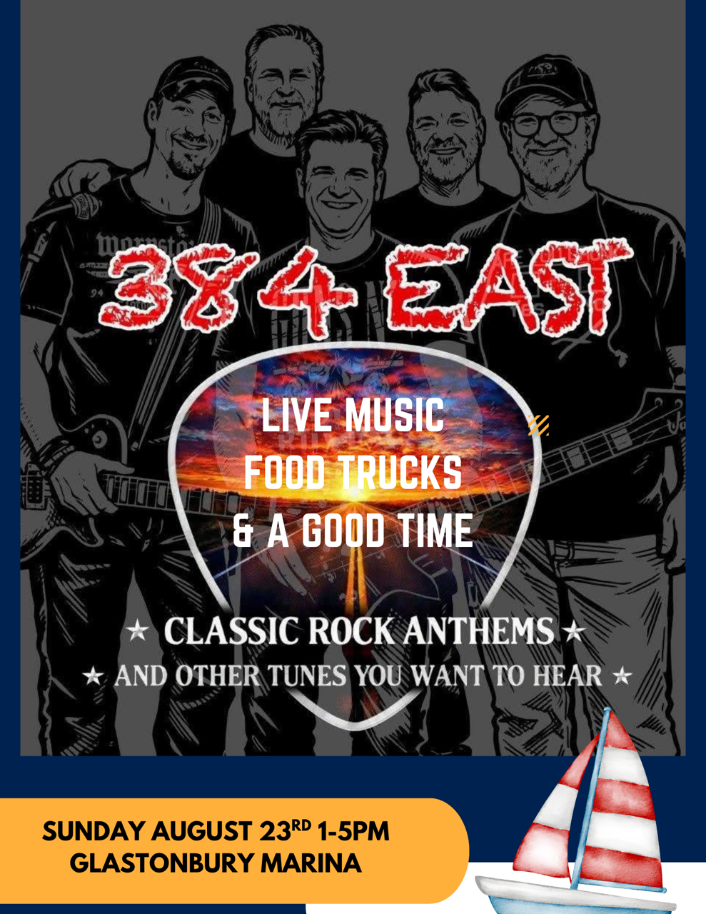 384 East event flyer